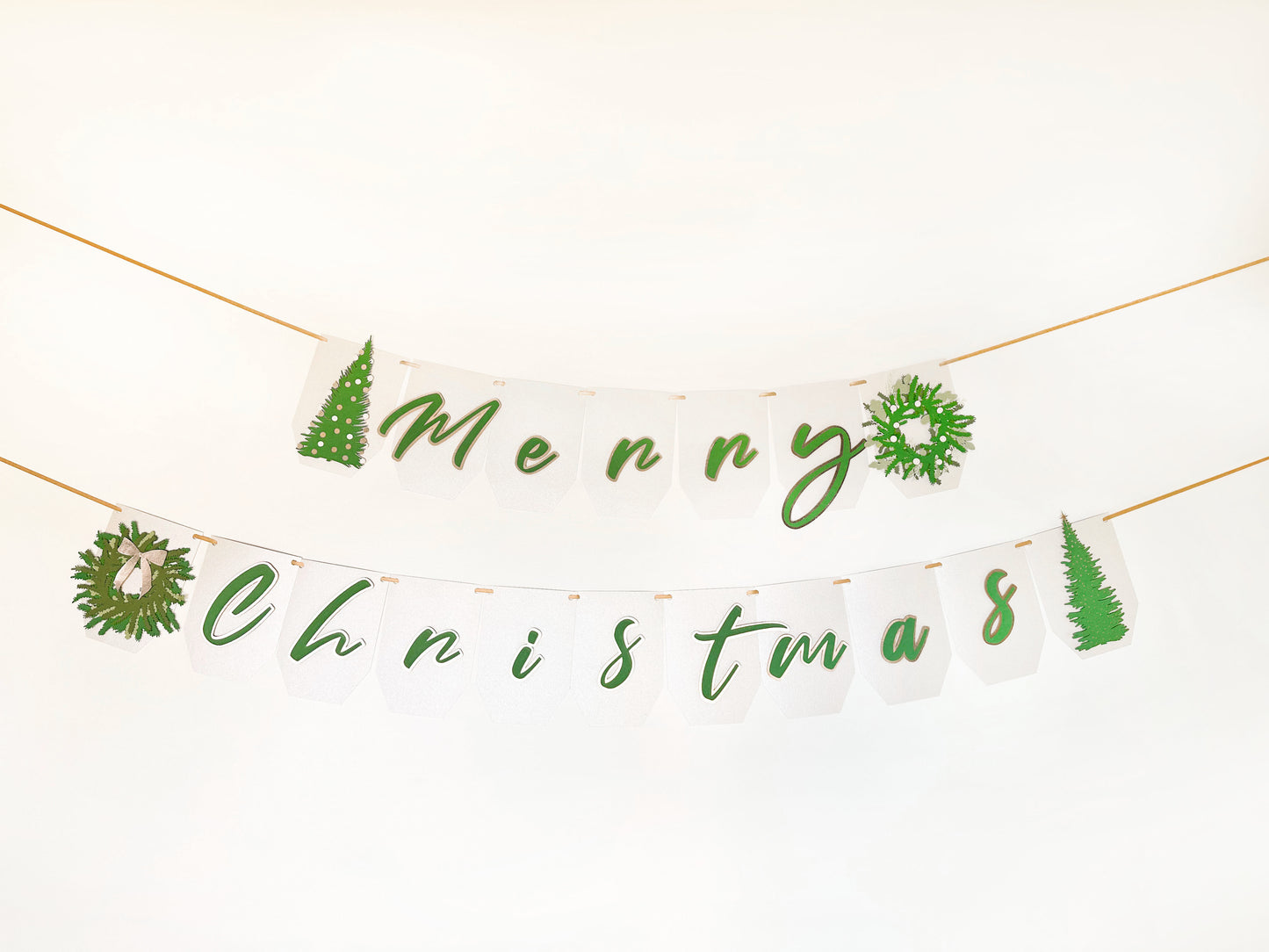 Christmas Tree Garland | Christmas Tree Banner | Merry Christmas| Holiday| Christmas Décor| Christmas Party | Holiday Party | Christmas Tree