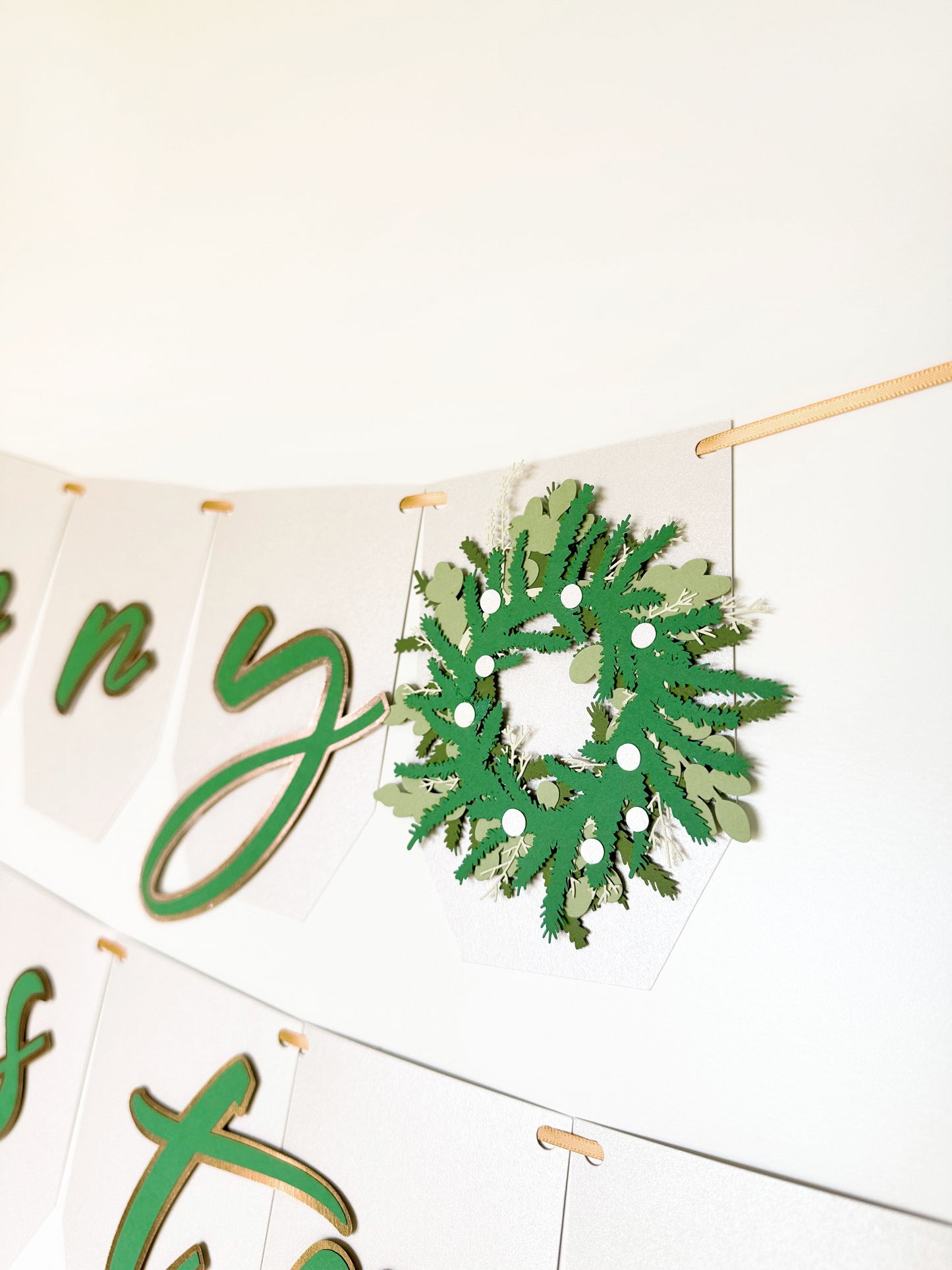 Christmas Tree Garland | Christmas Tree Banner | Merry Christmas| Holiday| Christmas Décor| Christmas Party | Holiday Party | Christmas Tree