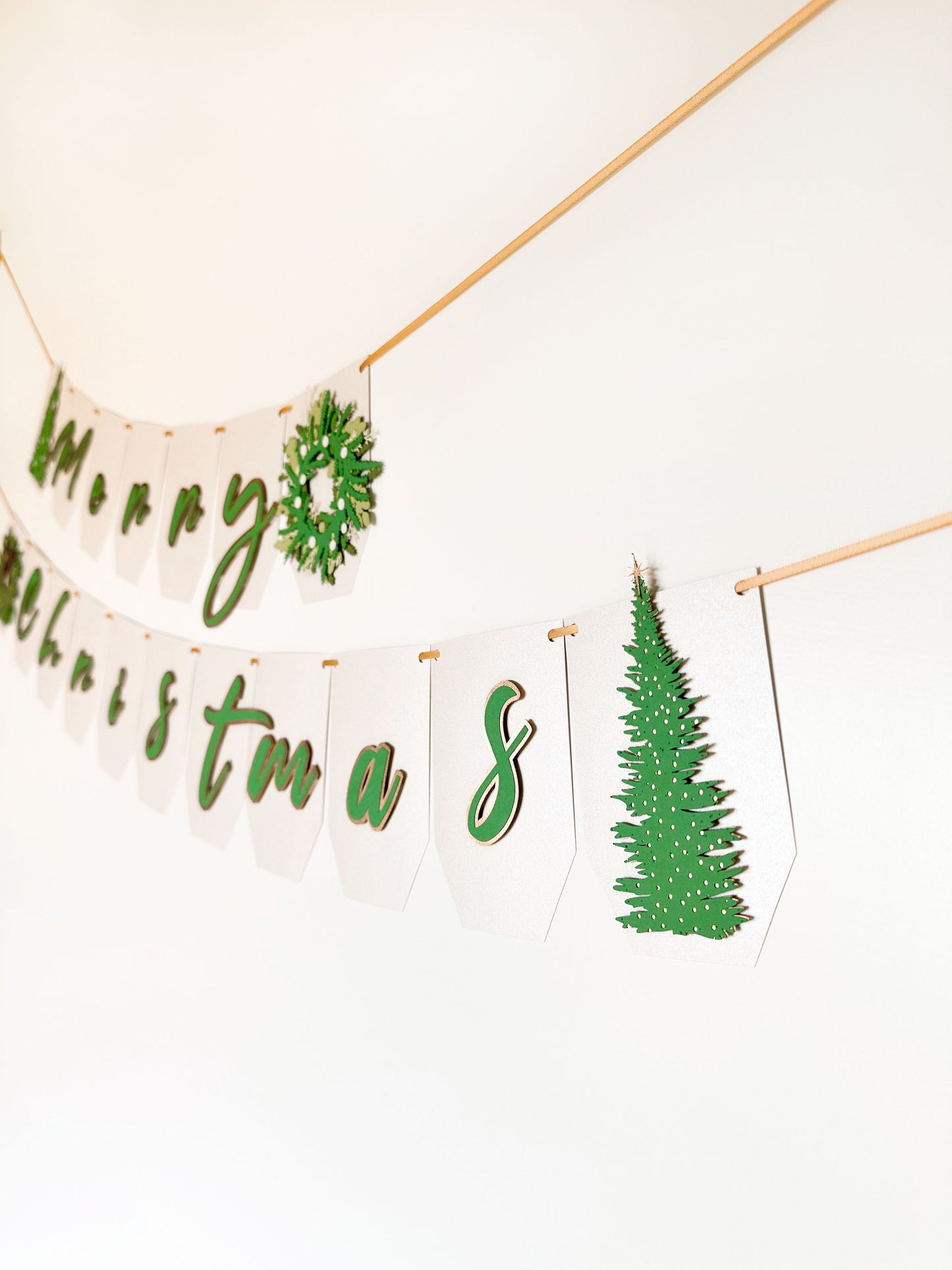 Christmas Tree Garland | Christmas Tree Banner | Merry Christmas| Holiday| Christmas Décor| Christmas Party | Holiday Party | Christmas Tree