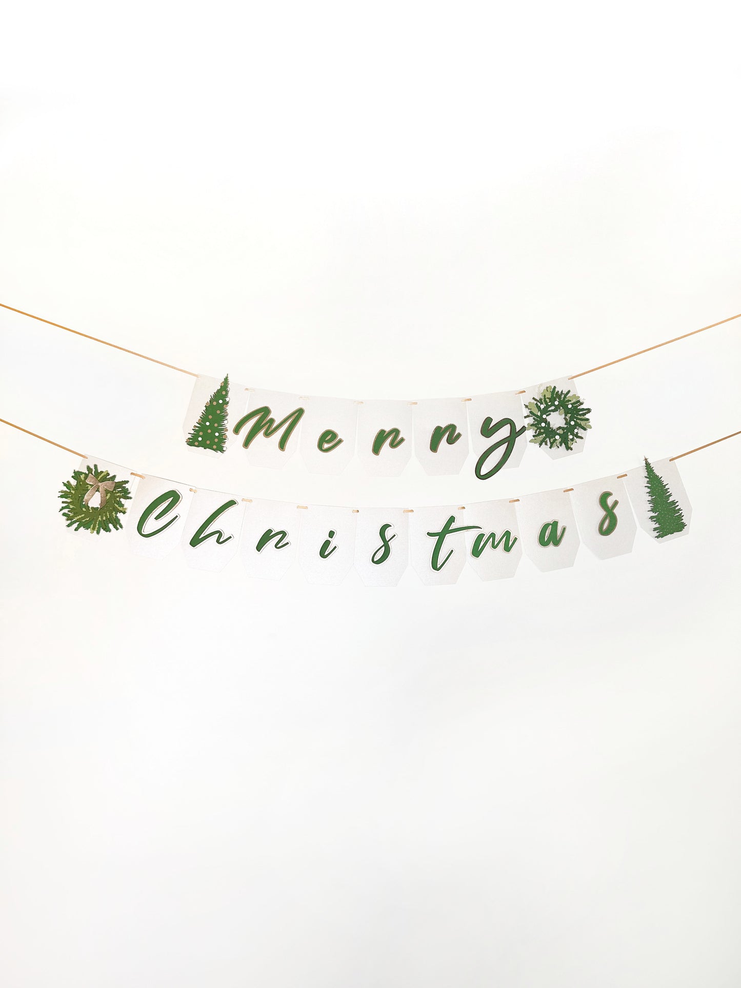 Christmas Tree Garland | Christmas Tree Banner | Merry Christmas| Holiday| Christmas Décor| Christmas Party | Holiday Party | Christmas Tree