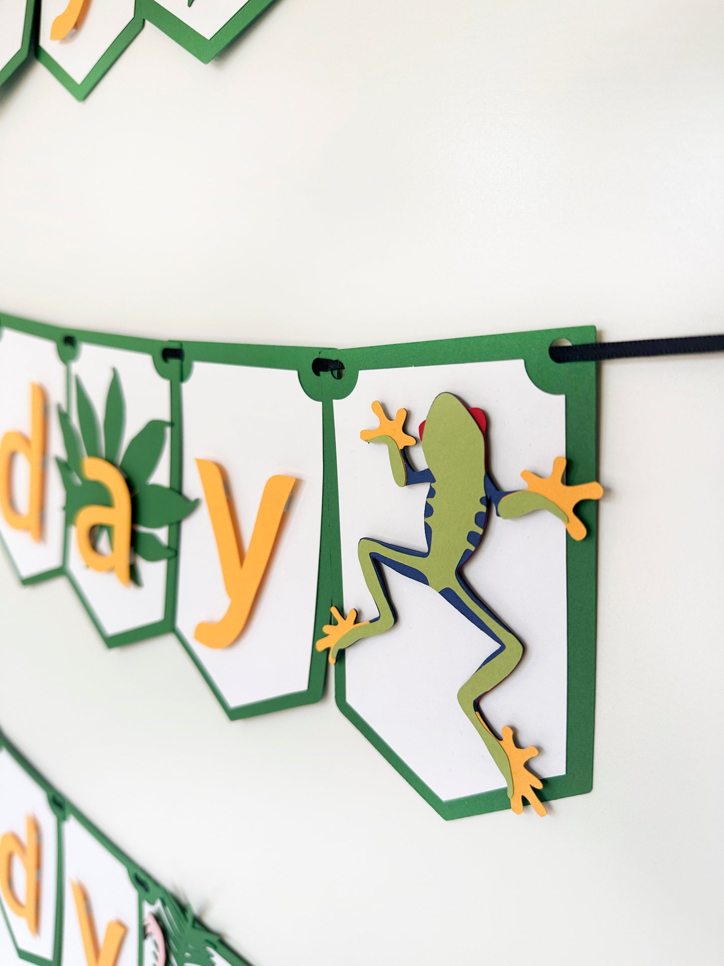 Jungle Rainforest Party Banner | Rainforest Banner | Jungle Banner | Luau | Tropical Garland