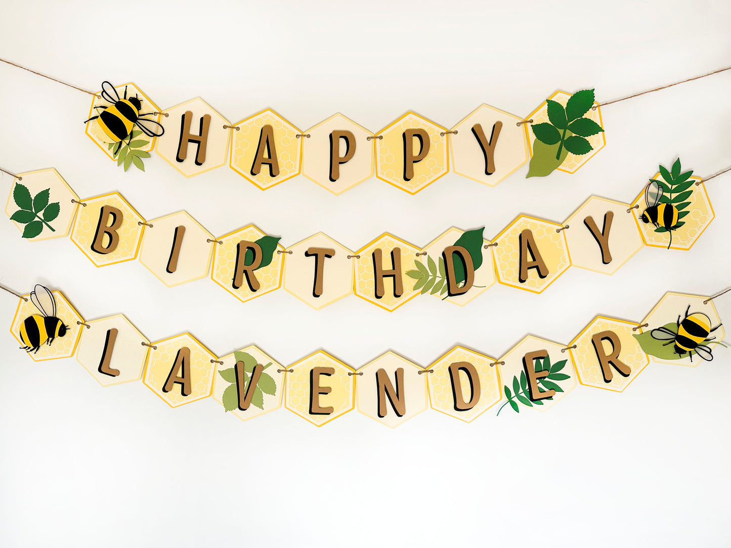 Bee Party Banner | Honeycomb Banner | Bee Garland | Bee Banner| Bee Party| Bee Decorations