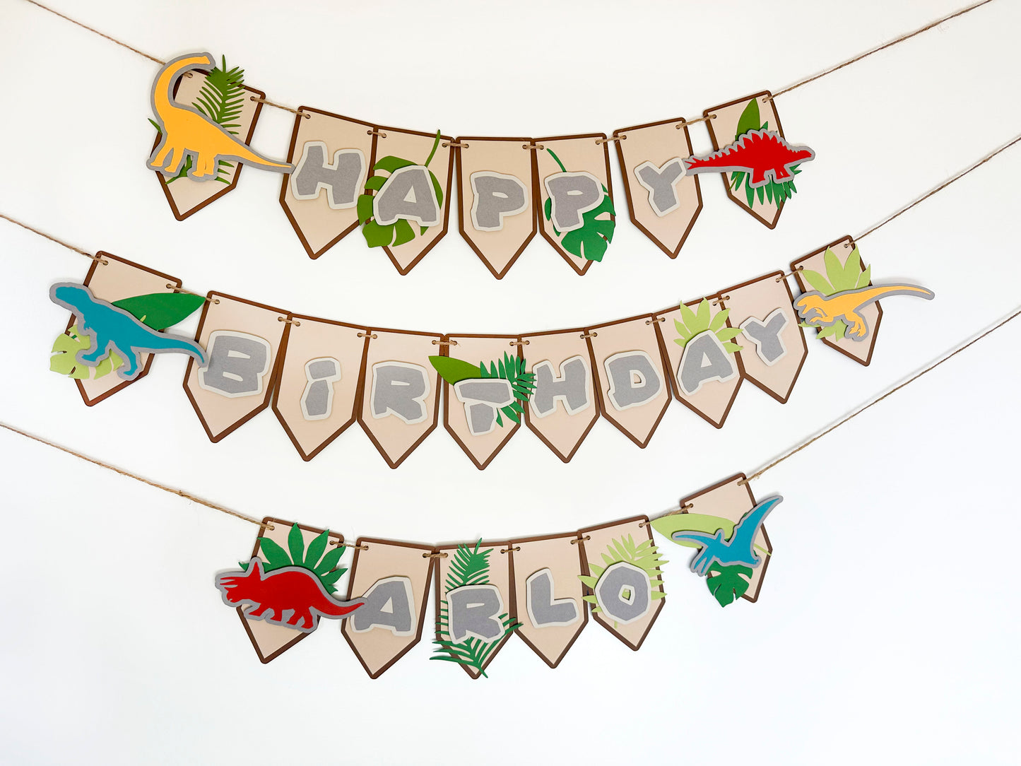 Dinosaur Banner | Dinosaur Birthday | Dinosaur Decorations | Prehistoric Garland