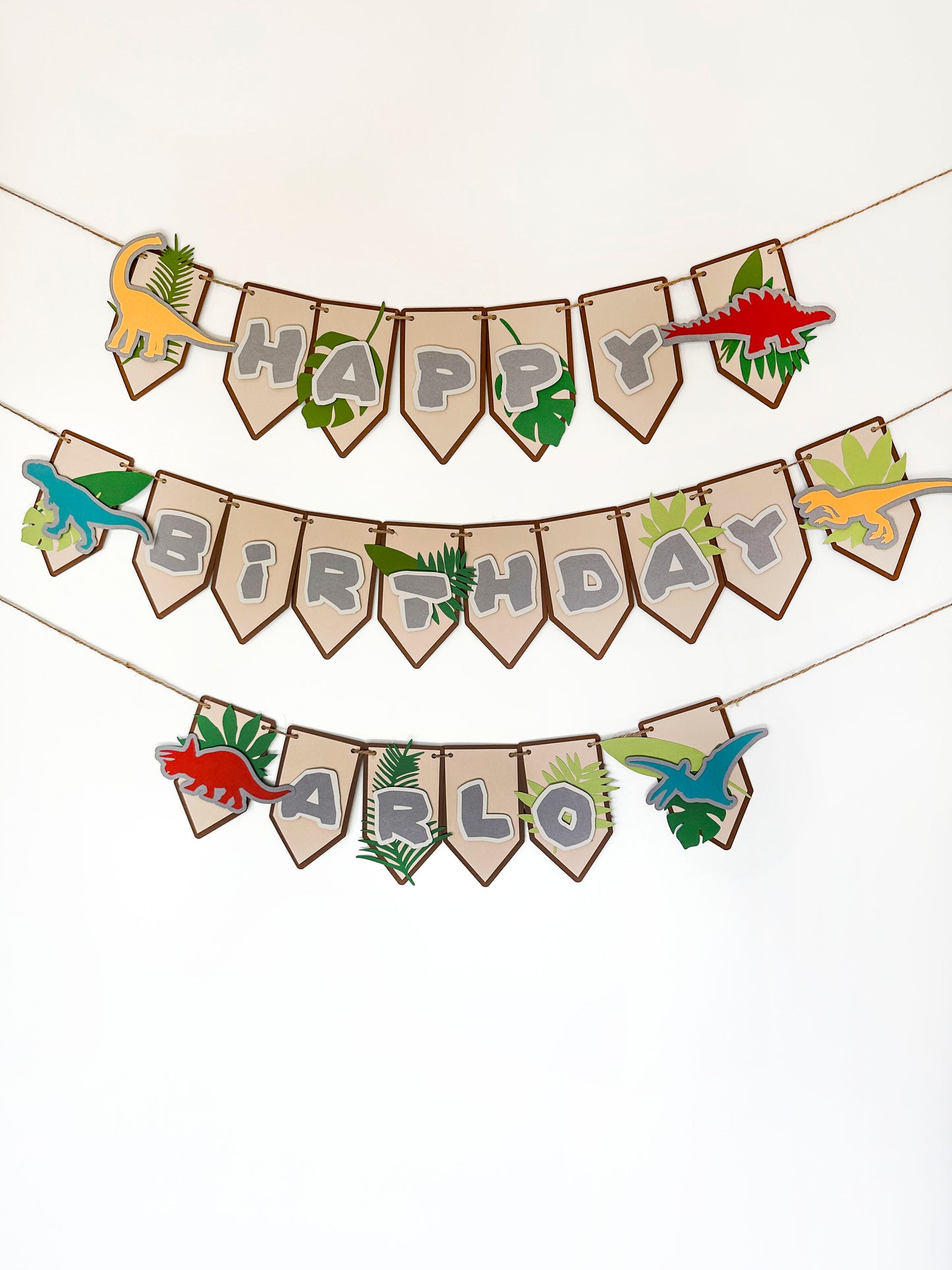 Dinosaur Banner | Dinosaur Birthday | Dinosaur Decorations | Prehistoric Garland