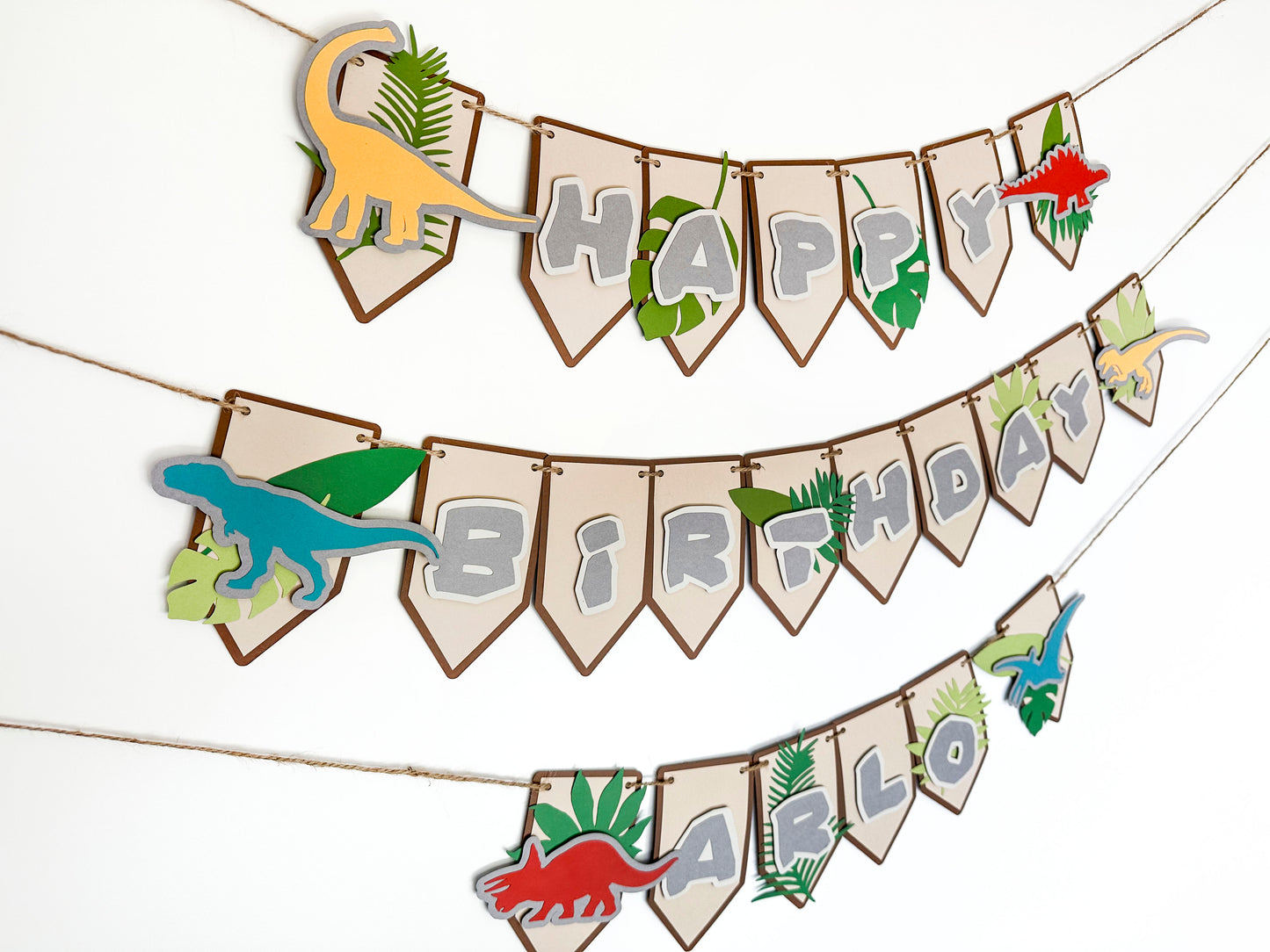 Dinosaur Banner | Dinosaur Birthday | Dinosaur Decorations | Prehistoric Garland