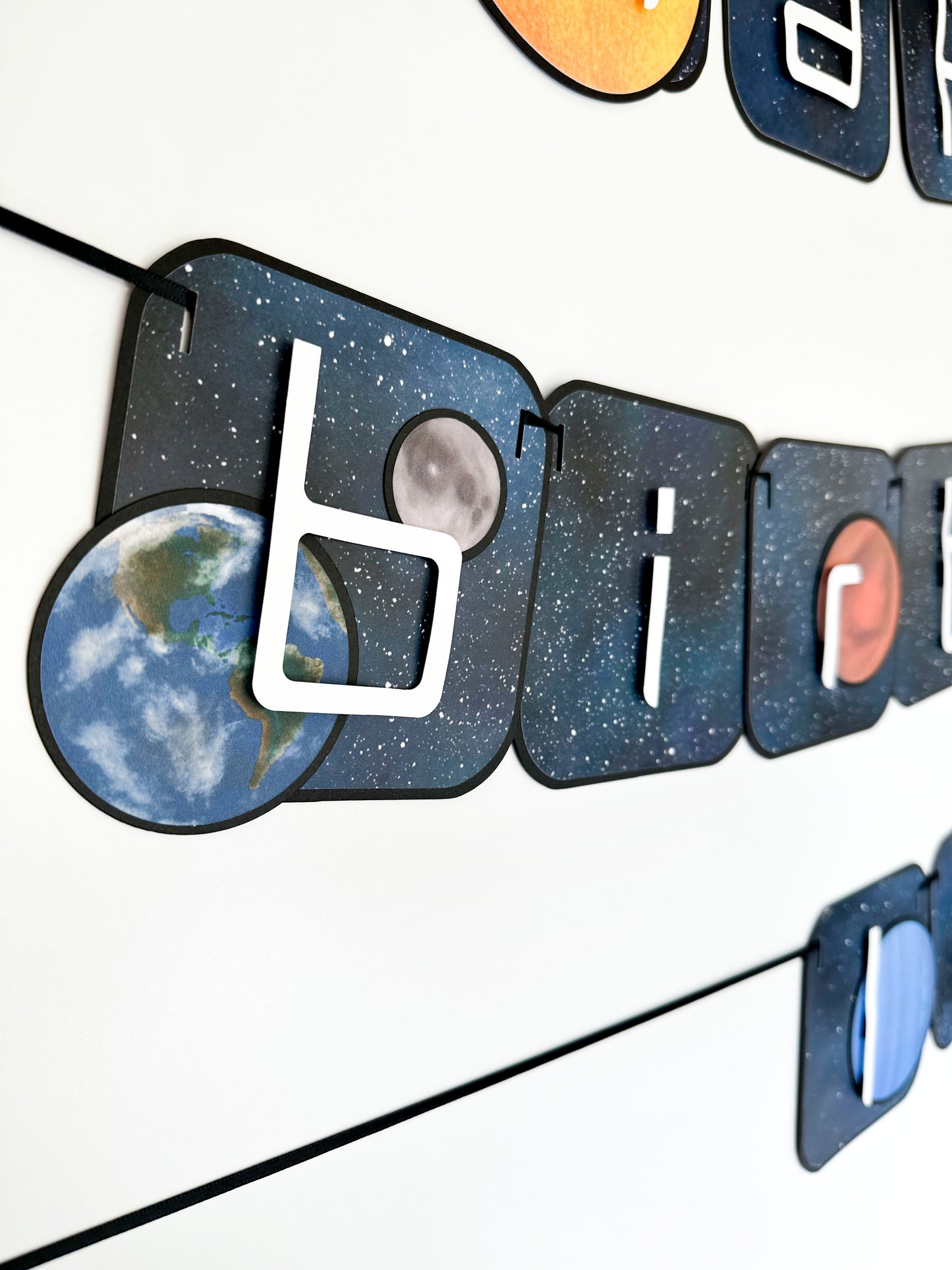 Space Party Banner | Planets Banner | Space Garland | Cosmos | Galaxy Party