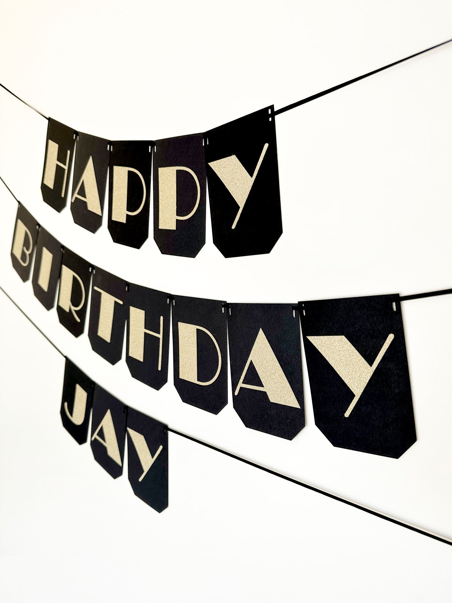 Broadway Party Banner | Gatsby Party | Elegant Birthday | Elegant Party Decorations | Gold Party