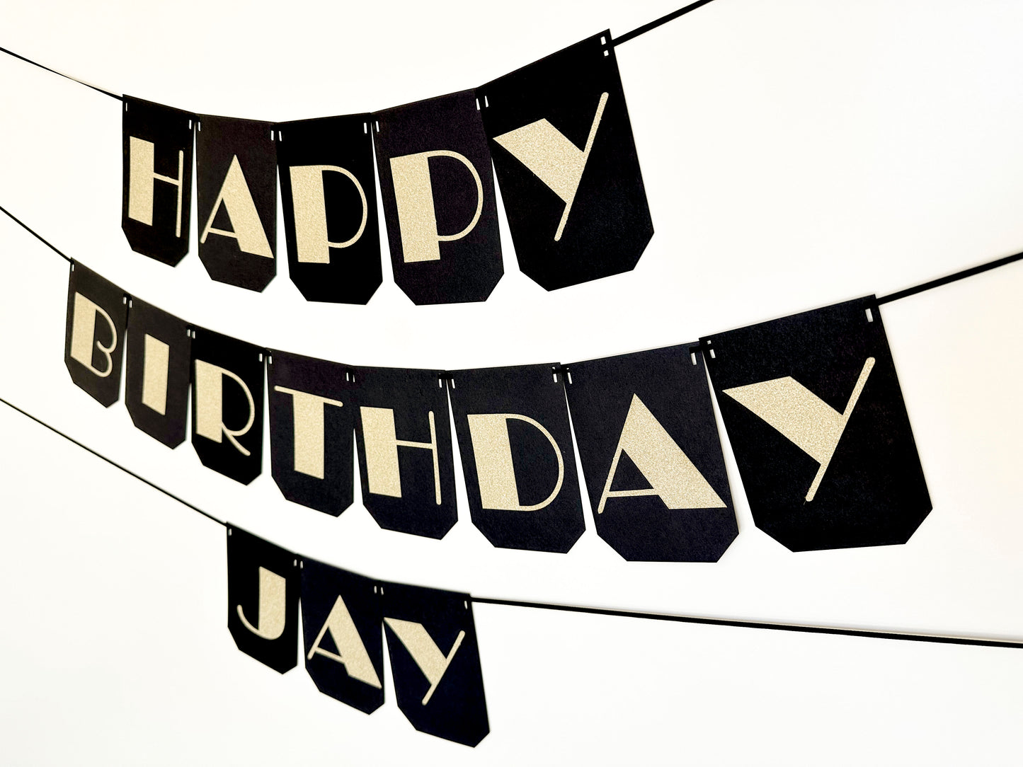 Broadway Party Banner | Gatsby Party | Elegant Birthday | Elegant Party Decorations | Gold Party