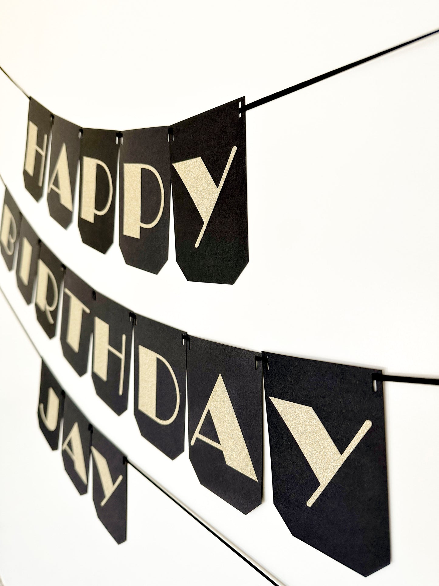 Broadway Party Banner | Gatsby Party | Elegant Birthday | Elegant Party Decorations | Gold Party