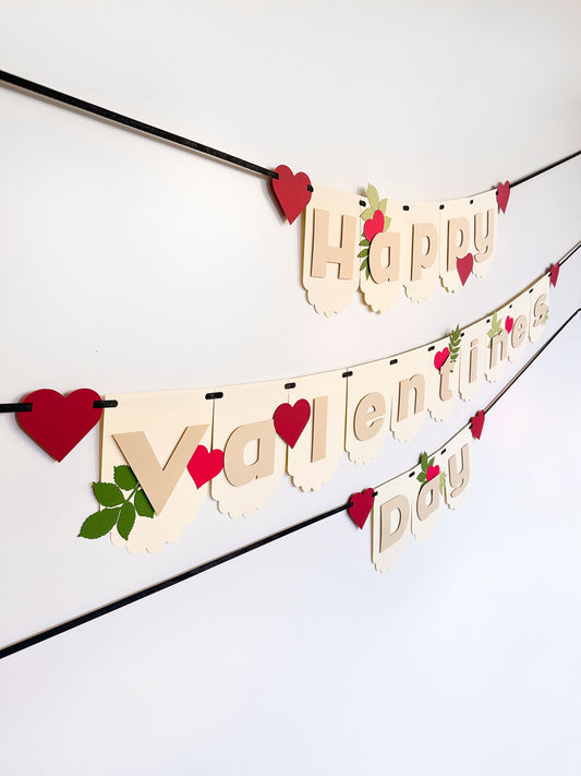 Valentines Day Banner | Valentines Sign | Valentines Day Décor | Happy Valentines Day | Love | Hearts | Valentines Party | XOXO| Decorations