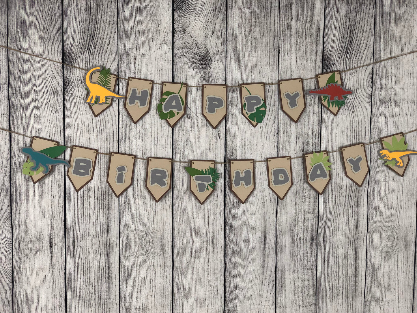 Dinosaur Banner | Dinosaur Birthday | Dinosaur Decorations | Prehistoric Garland