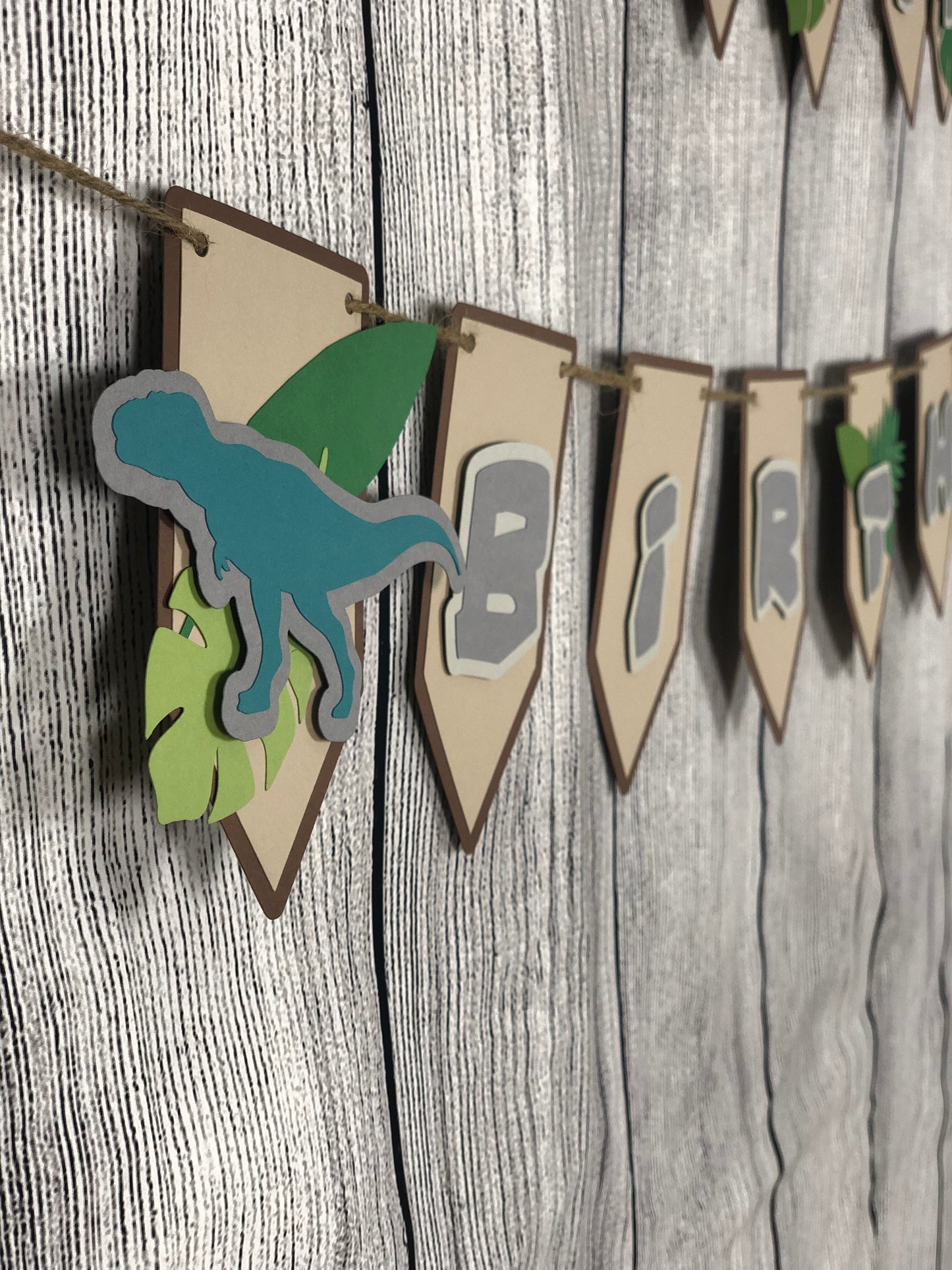 Dinosaur Banner | Dinosaur Birthday | Dinosaur Decorations | Prehistoric Garland