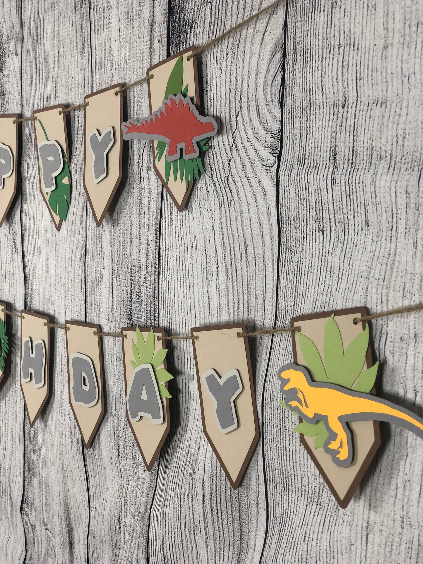 Dinosaur Banner | Dinosaur Birthday | Dinosaur Decorations | Prehistoric Garland